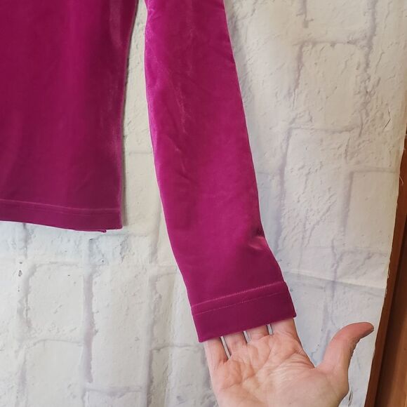 SNO SKINS Long Sleeve Velvet Turtleneck - Picture 3 of 7